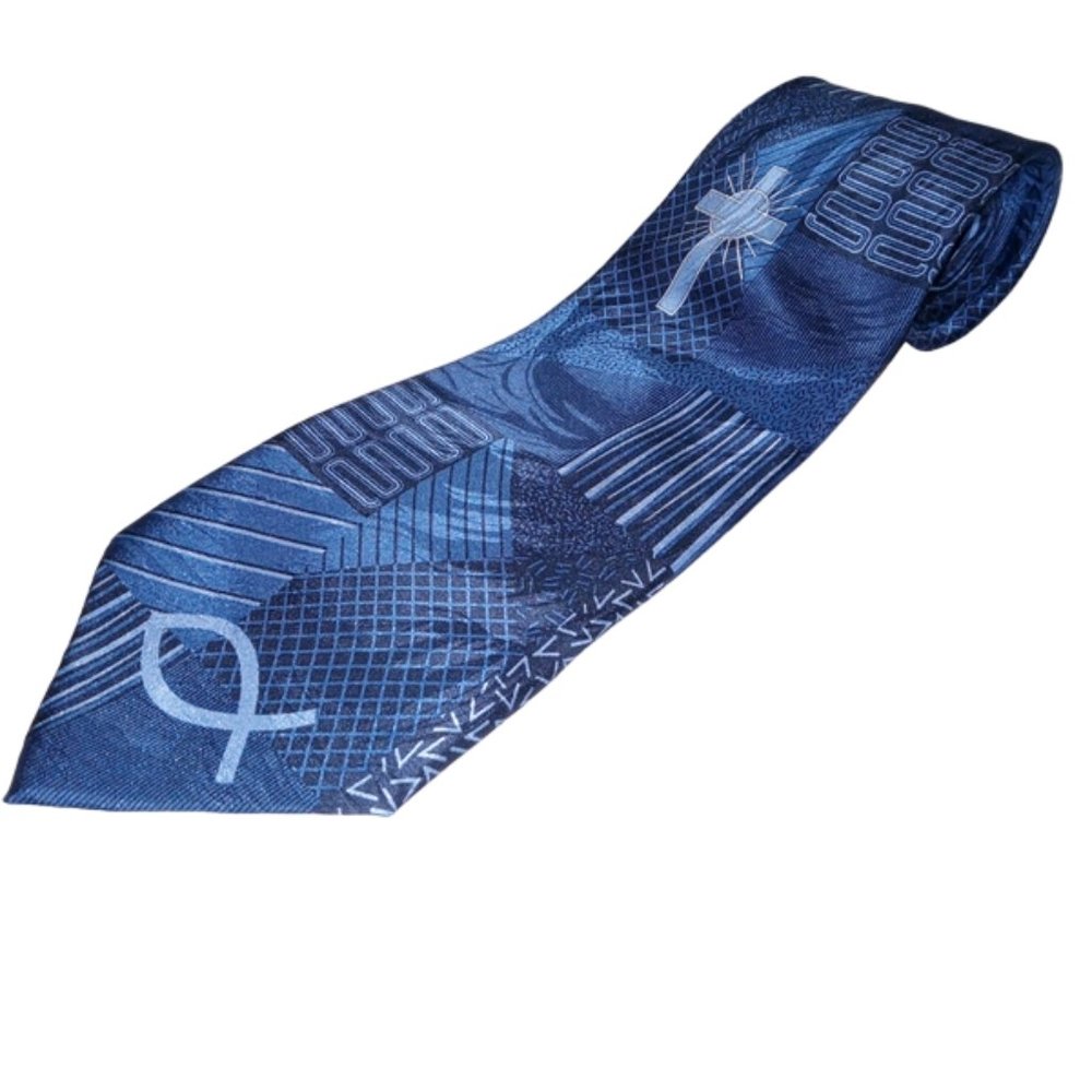 “Acts 14:22” Scripture  Divinity Series Men’s Tie EUC